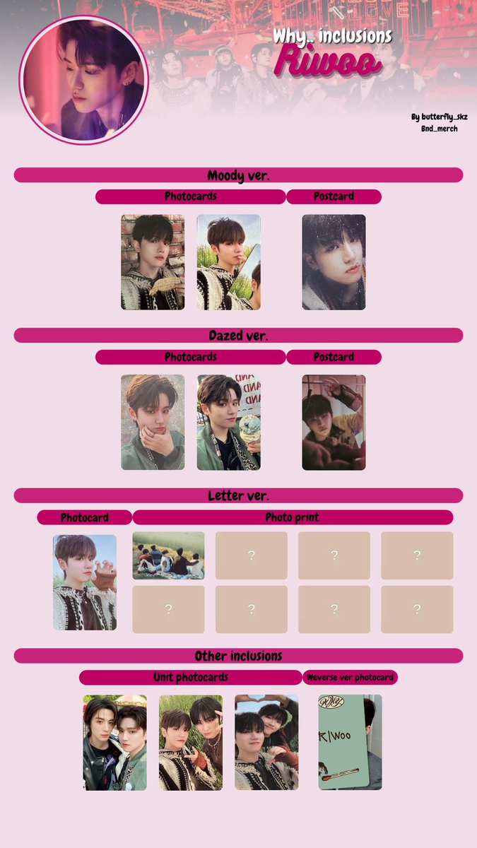 boynextdoor トレカ一覧 ソンホ,リウ,ジェヒョン