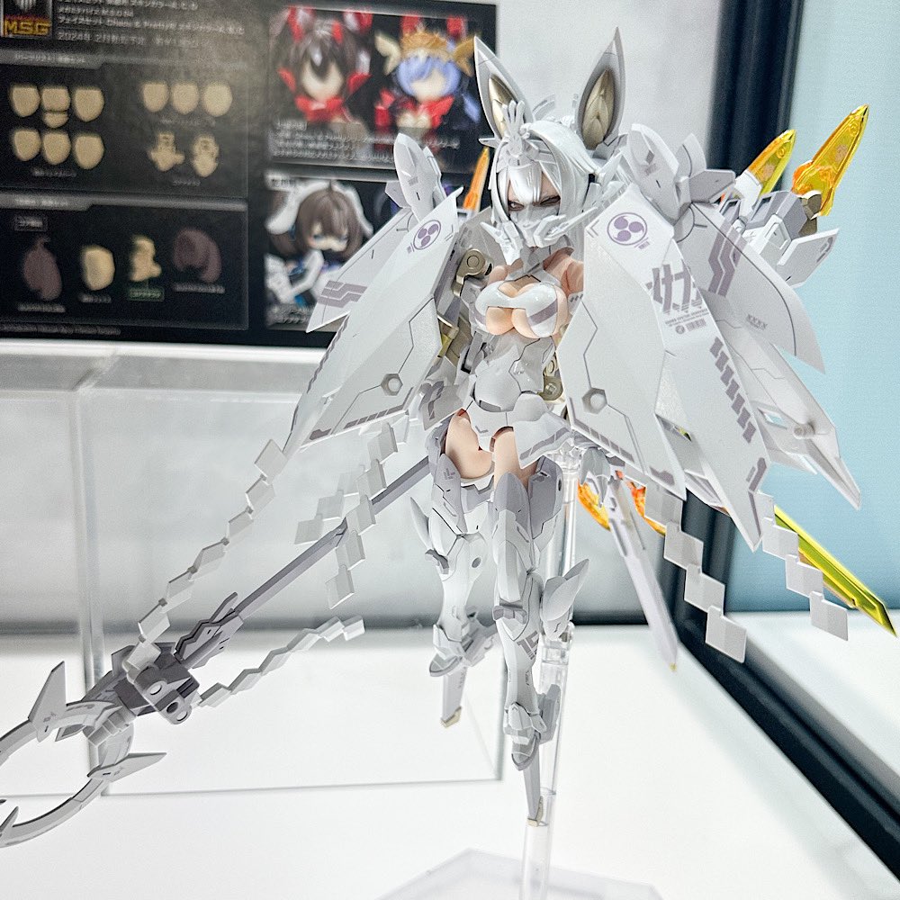 テスト機感がでてていいぞ！白玉藻こと白面金毛！ #メガミデバイス