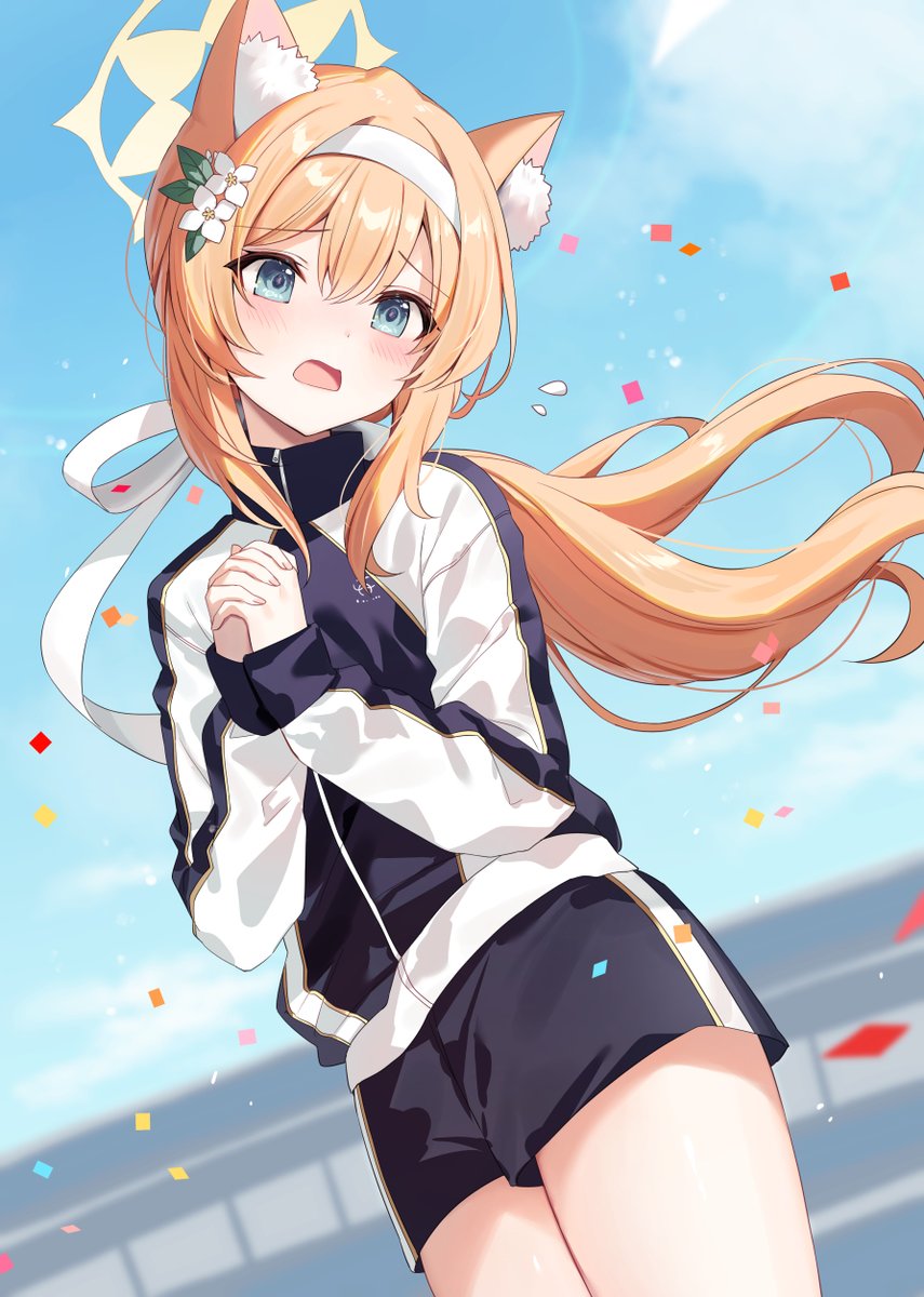 伊落マリー(ブルアカ) 「体操服マリー 」|四ノ宮よんのイラスト