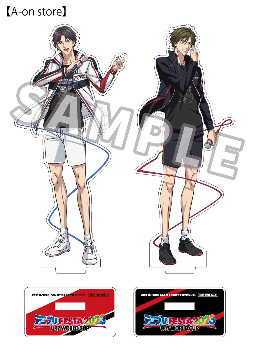 テニフェス2023 BD＆DVD】 法人別特典の描き下ろしイラスト＆デザイン