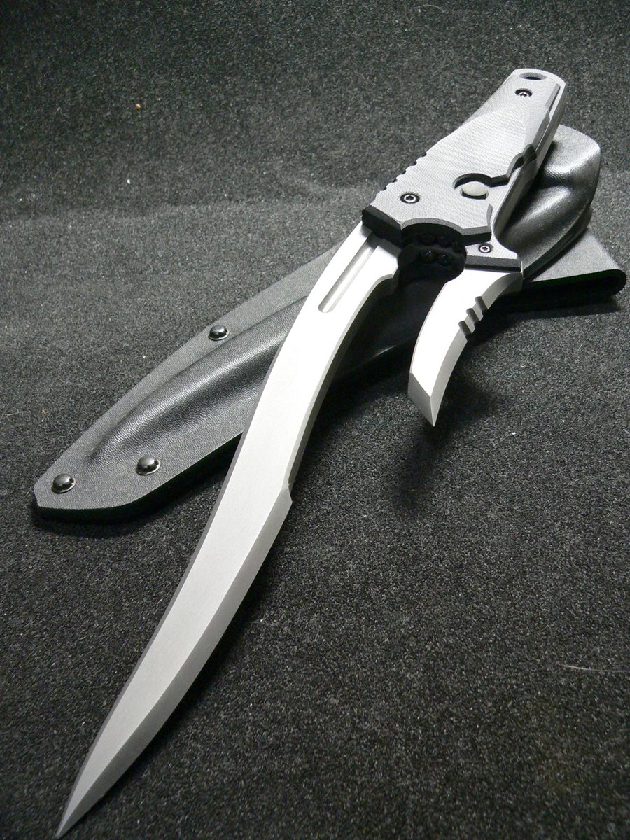 十手、釵系。 #NEMOTOKNIVES #ハンドメイド #カスタムナイフ