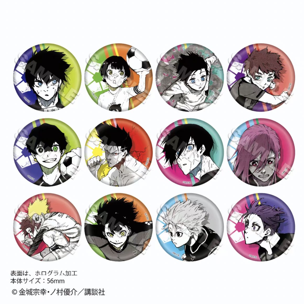 ブルーロック Muzzle ホログラム缶バッジ 中国再販決定！