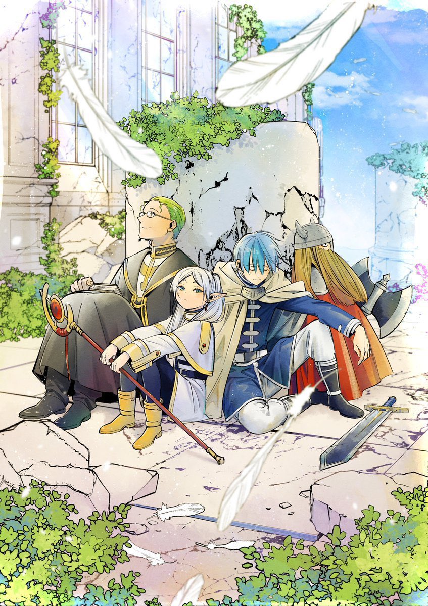 葬送のフリーレン A5サイズ 複製原画第一弾「勇者一行」