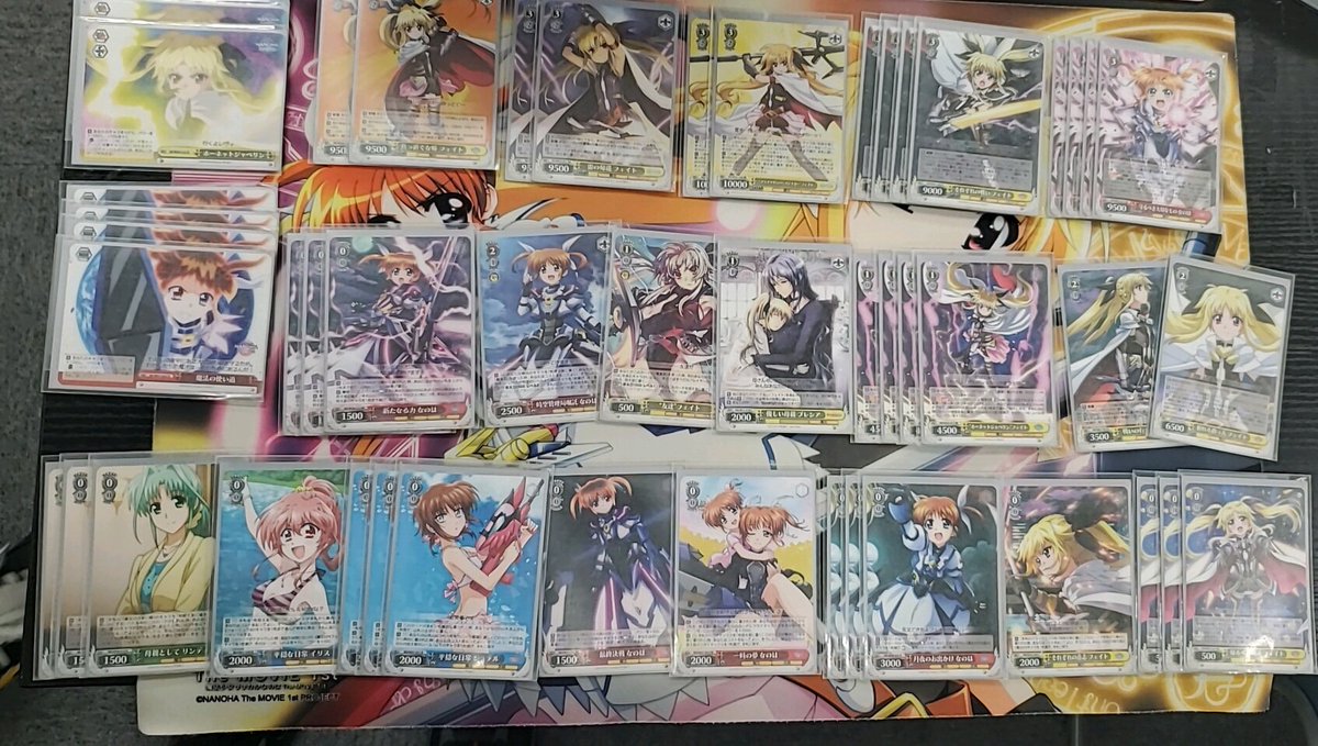 ヴァイスシュヴァルツ デッキ2個 おまけ付き リリカルなのは