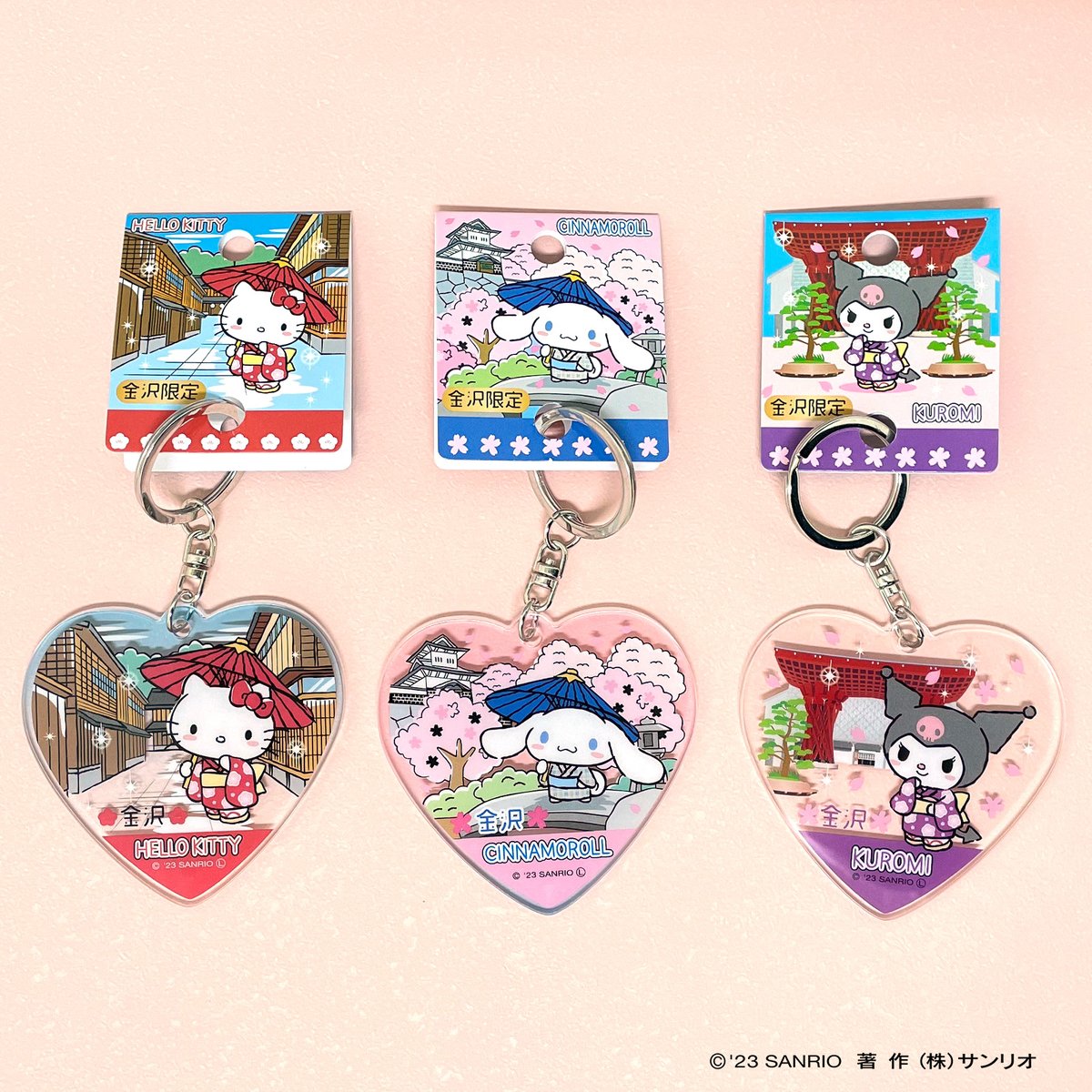 ⭐金沢×サンリオキャラクターズ⭐ ひがし茶屋街で遊ぶキティちゃん・兼