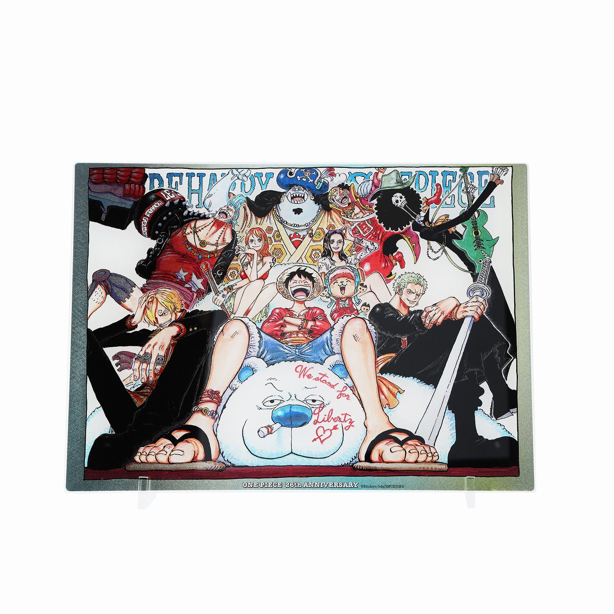 お知らせ】 完全受注生産 『ONE PIECE』箔入りアクリルアート －連載26
