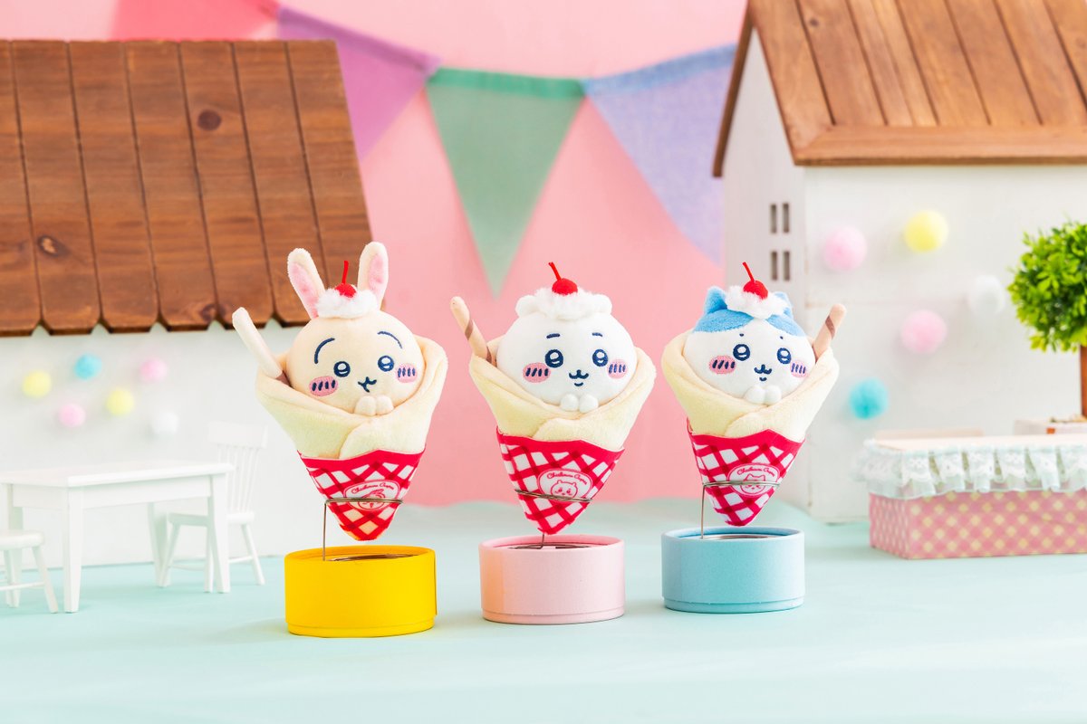 いよいよあした11時から🌼／ 『#ちいかわ クレープくじ』が もうすぐ