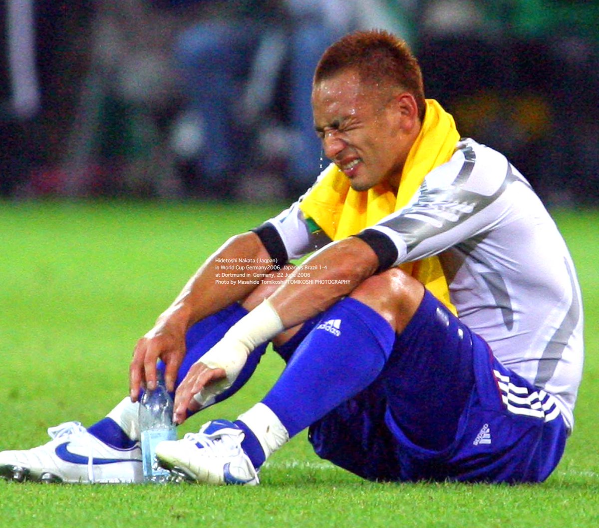 中田英寿（日本代表）日本1−4ブラジル、2006ドイツW杯