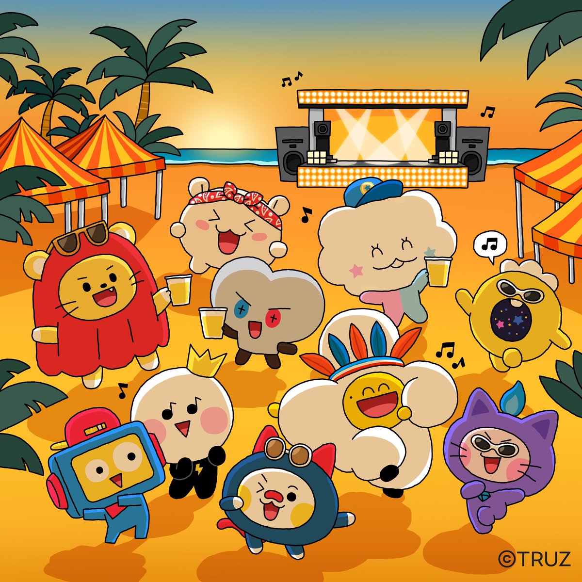 TRUZ all set! Are you ready to enjoy?🪩 #트루즈 는 준비완료! 함께