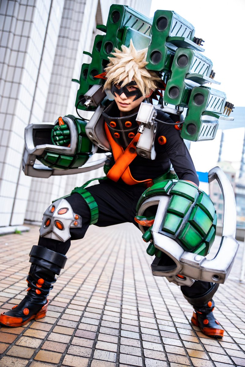 ヒロアカ/コスプレ】 爆豪勝己 面制圧重装機動ストレイフパンツァー