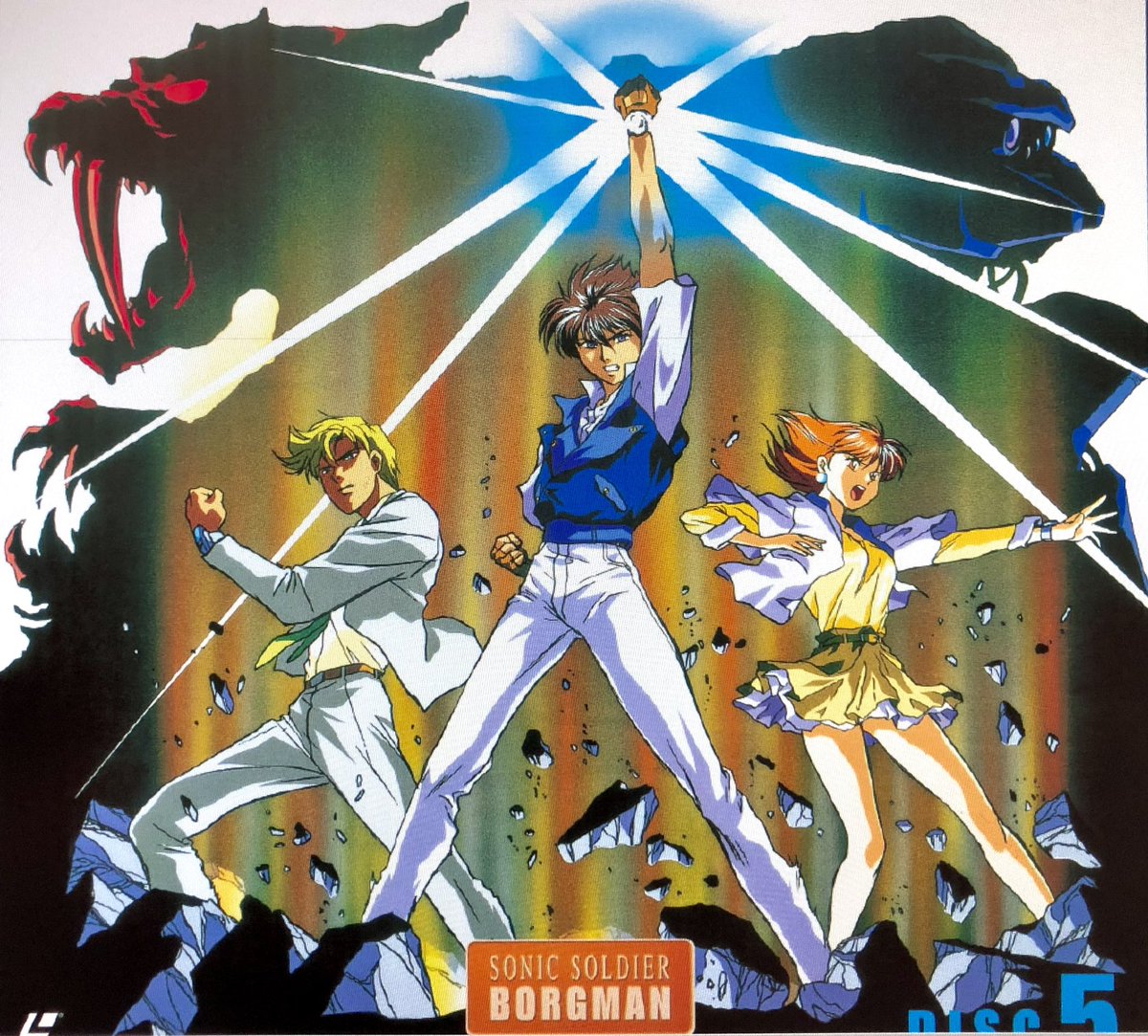 超音戦士ボーグマン35周年なんですね！ これは確かLDBOX用に描いたもの