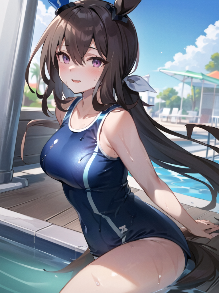 プールトレーニング中のアヤベさん #ウマ娘プリティーダービー #ウマ娘