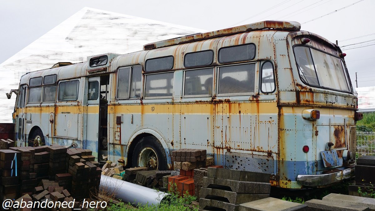 日野RE100P 元のカラーリングをそのまま残すステキな廃バス 浜松市営