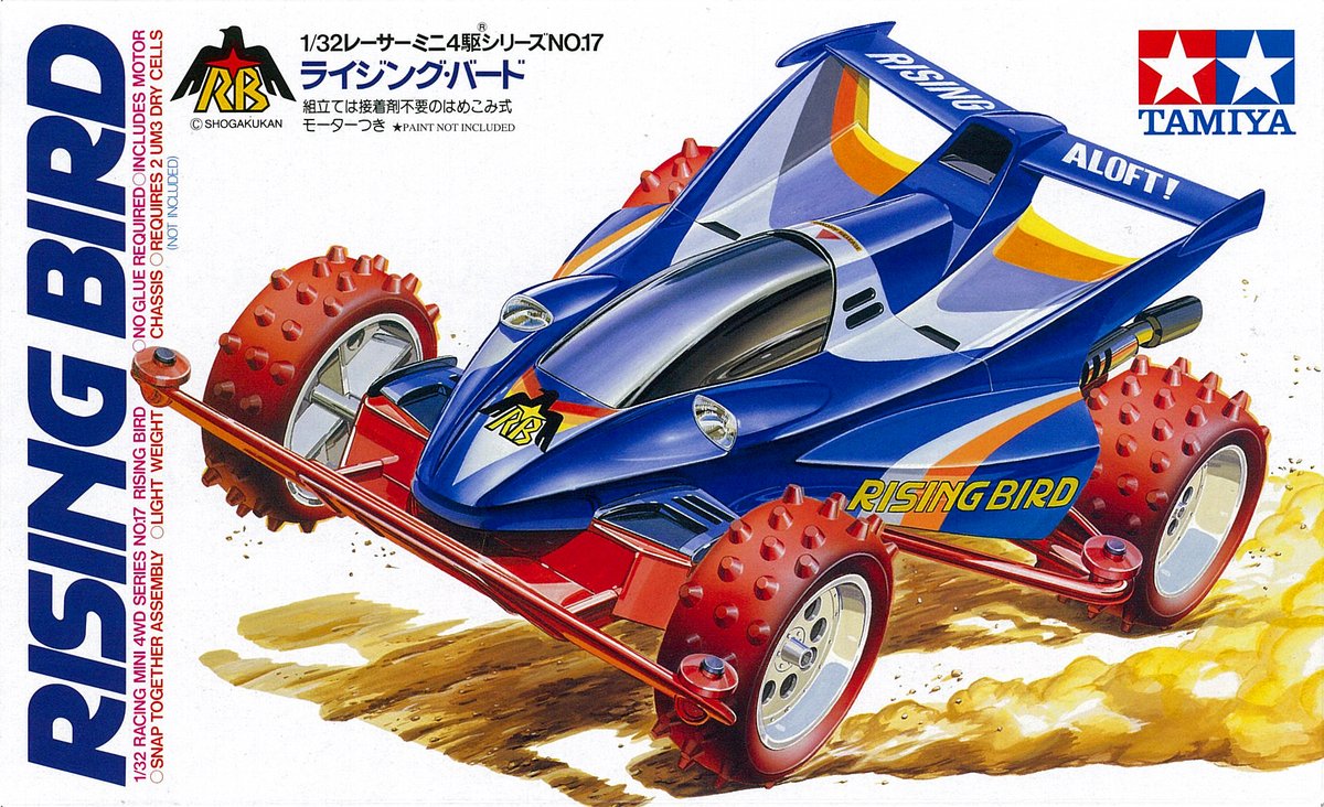 ミニ四駆 今日は何の日】6月6日は、ライジングバード(1989年)とベルク