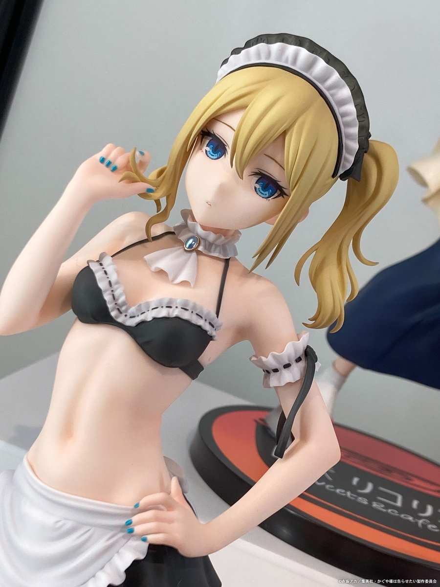 ワンホビ 展示情報 ＼ 昨夜解禁の『早坂愛 メイド水着ver.』フィギュア