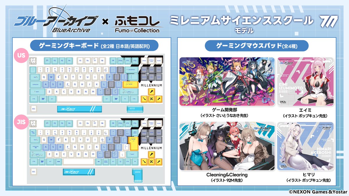 ◤ブルアカ×ふもコレ コラボ◢ ミレニアムサイエンススクールの