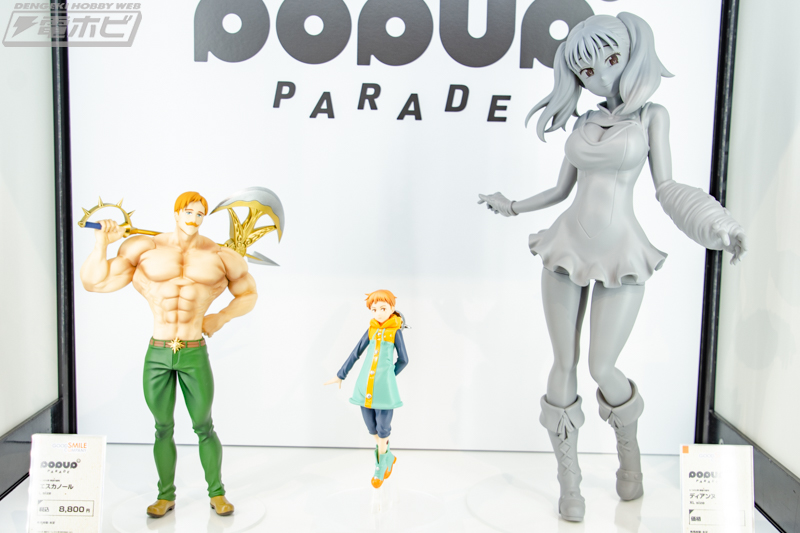 七つの大罪』のPOP UP PARADE フィギュアが展示！ キング エスカノール