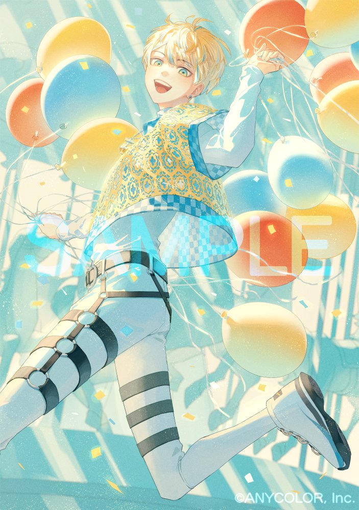 にじさんじの緋八マナくん お誕生日グッズのお写真担当しました！むぅ