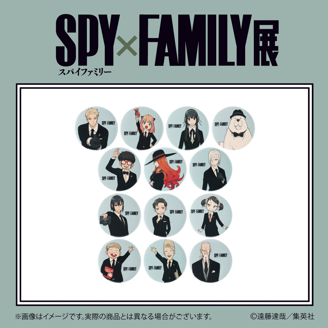 SPY_FAMILY展 グッズ紹介】 コレクション缶バッジ 全種セット（全13