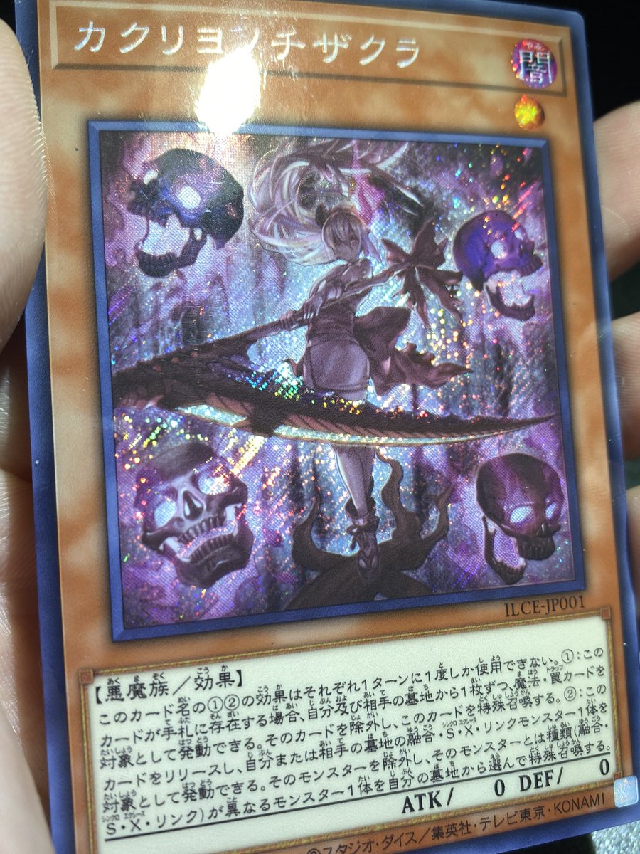 遊戯王より 【カクリヨノチザクラ】 常世離レのイラストに一目惚れして