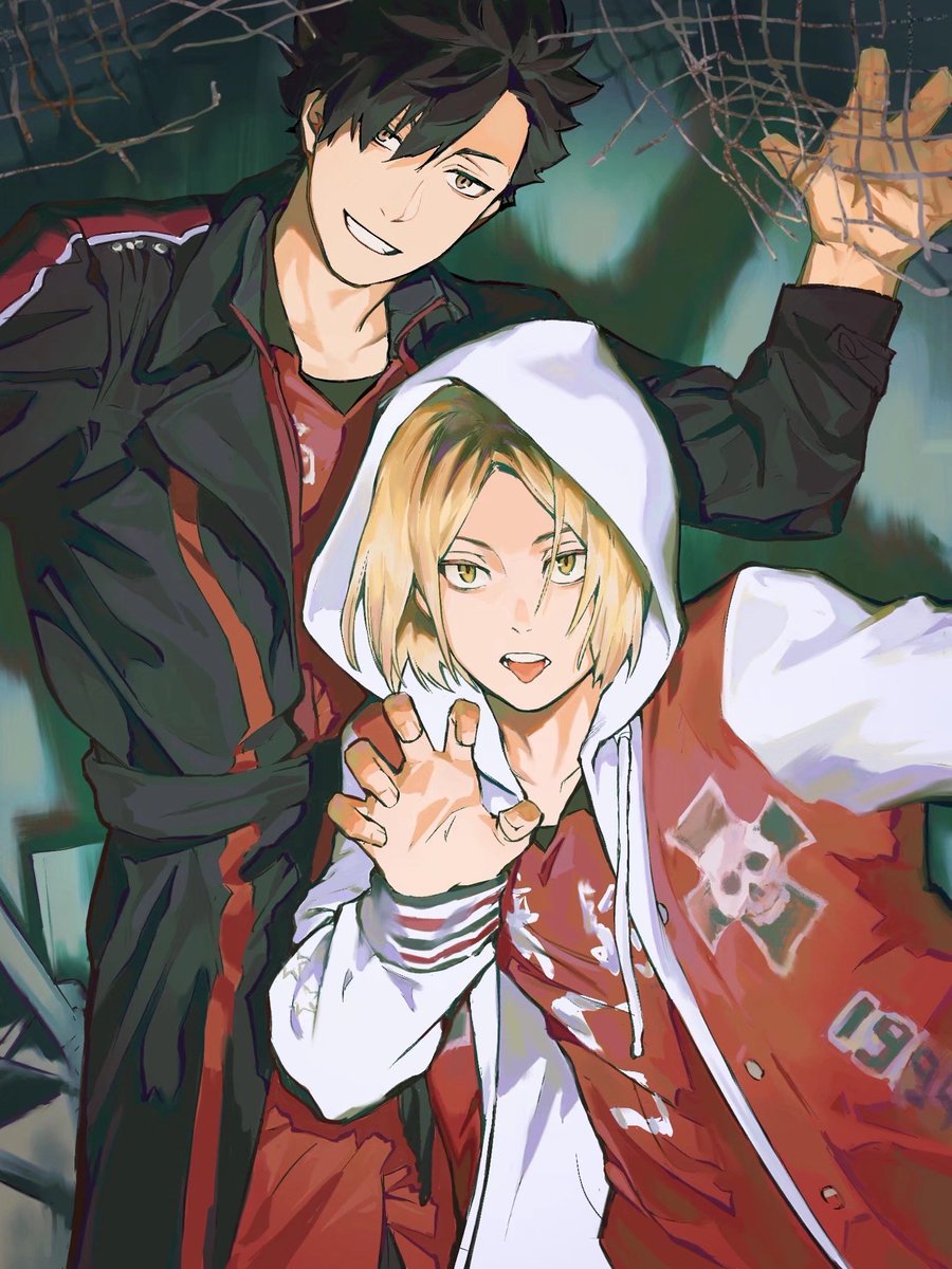 🐱🐱 #ハイキュー #Haikyuu #黒尾鉄朗 #孤爪研磨