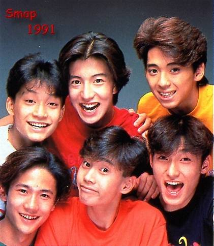 1988年に中居正広、木村拓哉、森且行、稲垣吾郎、草彅剛、香取慎吾の6