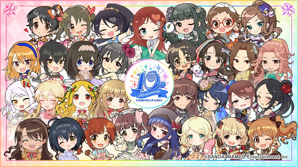 10周年を記念して、開発チームにより制作された「アイドル190人の