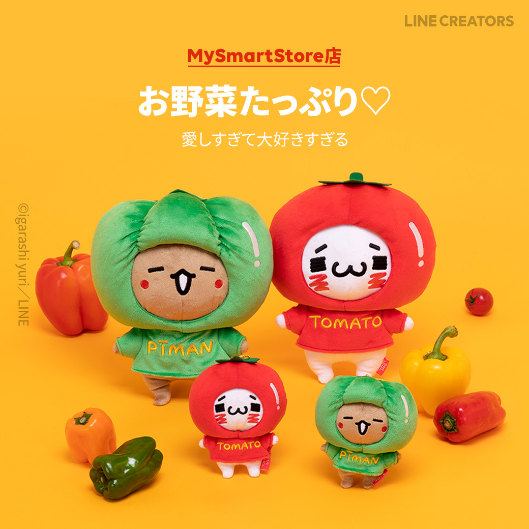 にゃんことくまがお野菜になっちゃった🍅🫑👀⁉️ #愛しすぎて大好き