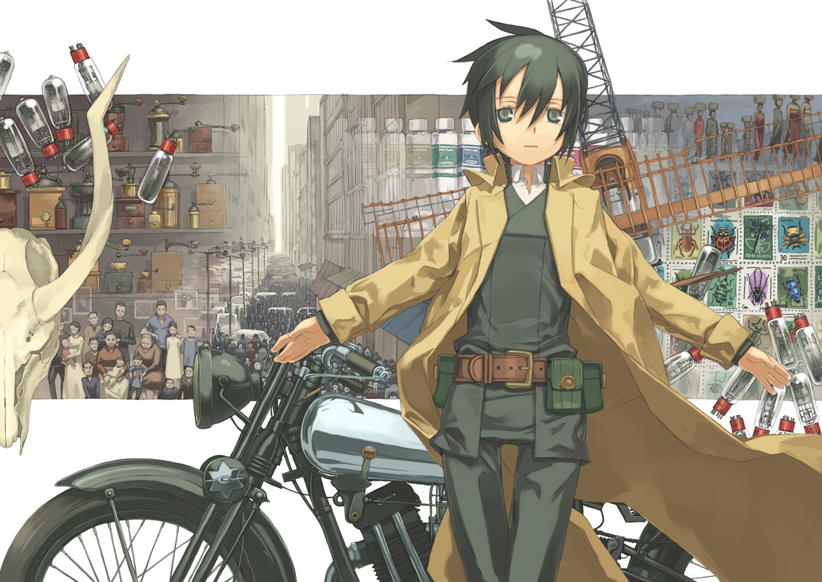 黒星紅白画集3冊電子書籍化！今日は『noir』から一枚！キノの旅の