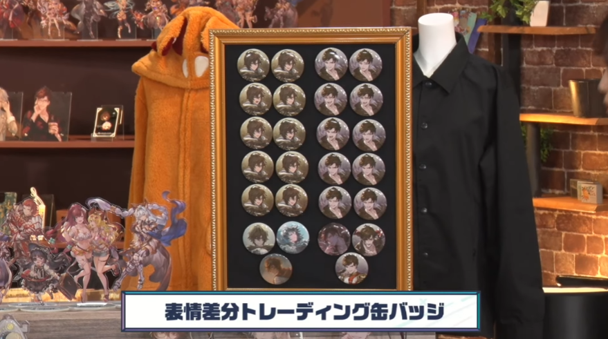 サンダルフォン、ベリアルの表情差分缶バッジ