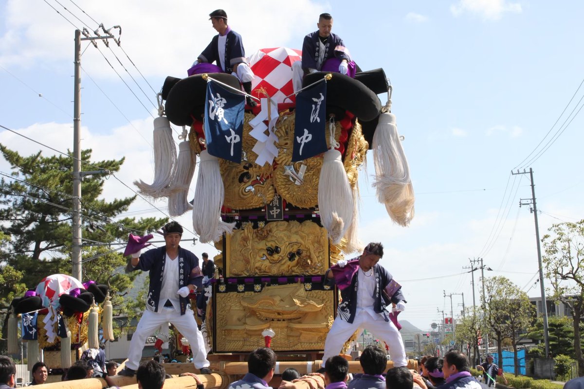 明けましておめでとうございます 本年も濱中太鼓台をどうぞよろしく