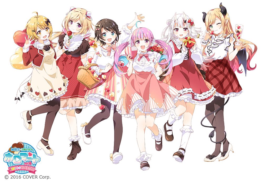 ホロマート vol.6 ハッピーホロバレンタインのイラストを描かせて