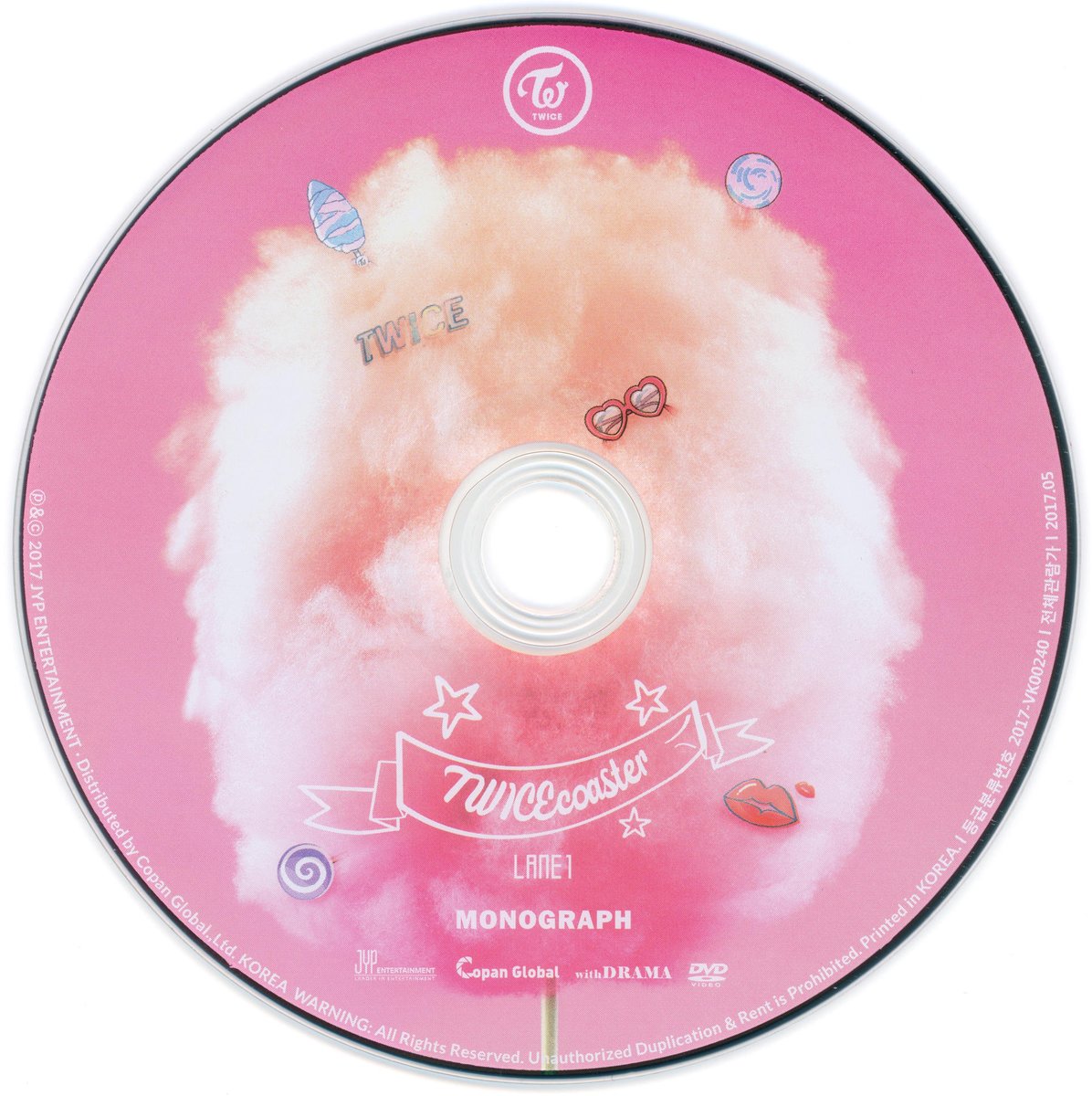 SCAN] TWICE MONOGRAPH TWICEcoaster : LANE 1 Cover, DVD, Title and