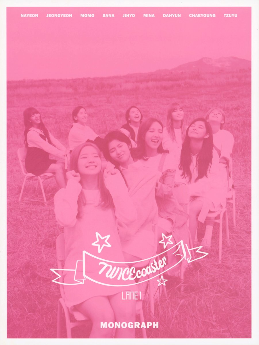 SCAN] TWICE MONOGRAPH TWICEcoaster : LANE 1 Cover, DVD, Title and