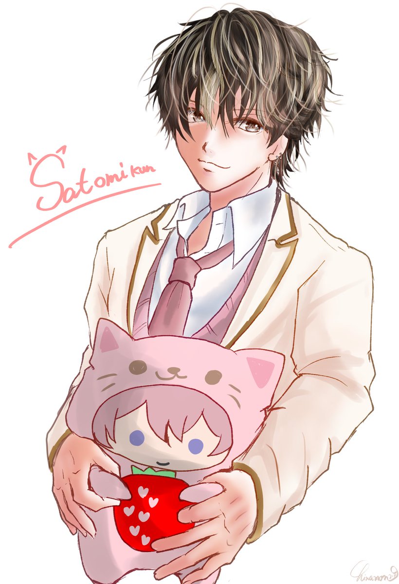 さとみくんの金メッシュとてもお似合いでかっこいいです🥰大阪でのヘア