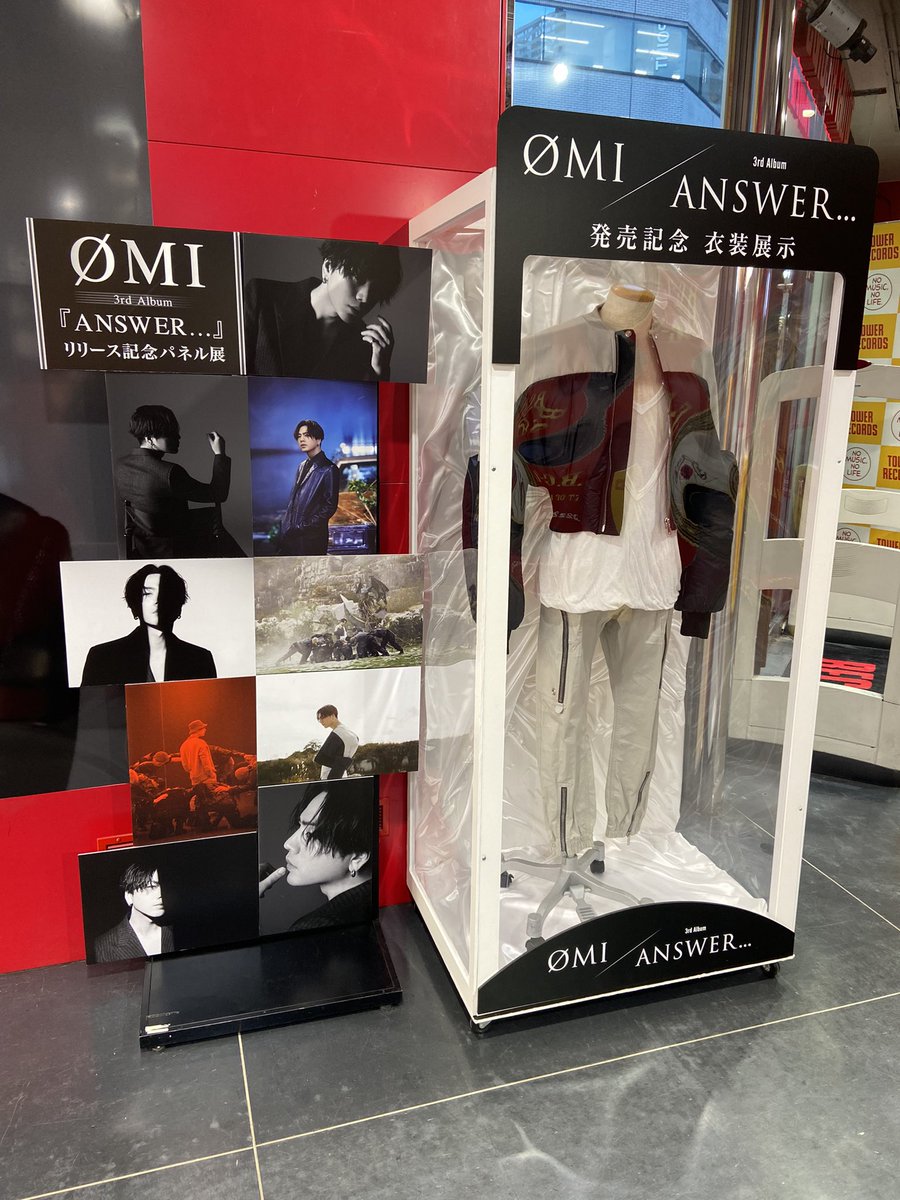 ØMI 3rd Album 「ANSWER…」 タワーレコード渋谷店さんでは大展開と