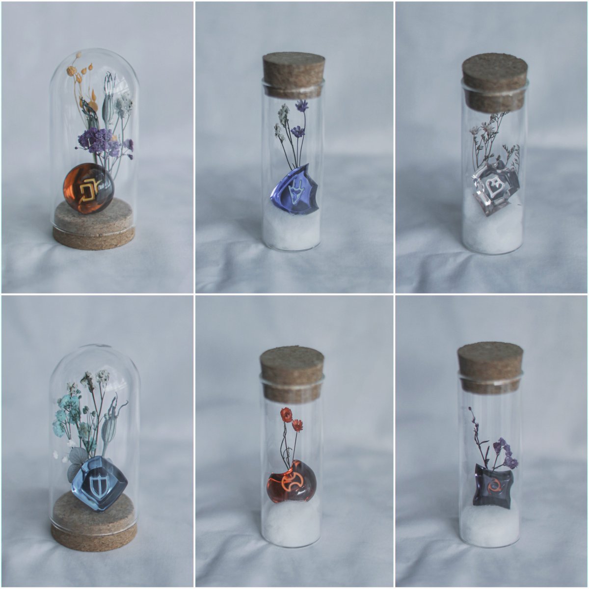 ジョブアクリルマグネット、追加で買ったのがさらに届いたのでまた違う