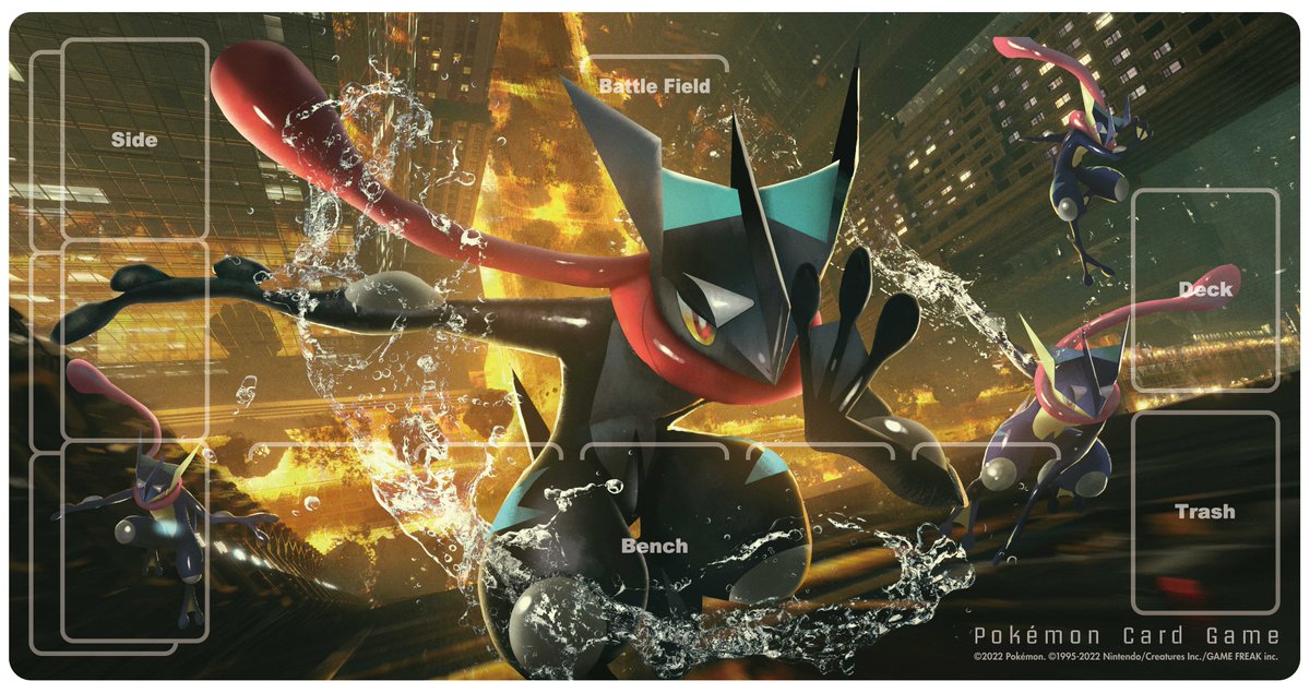 デッキシールド かがやくゲッコウガ ・ラバープレイマット かがやく