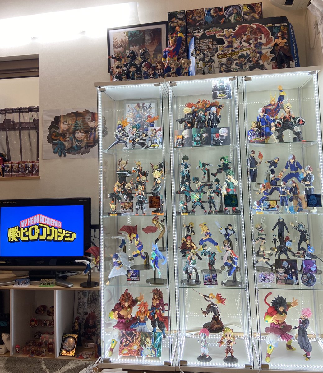 これが僕のディスプレイです！！🥳 ヒロアカフィギュアを 本格的に集め