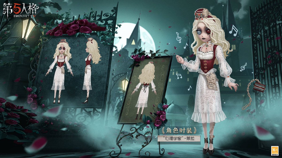 ホワイトデーテーマ衣装〜三面図〜】 ▶︎「心理学者」-SSR衣装