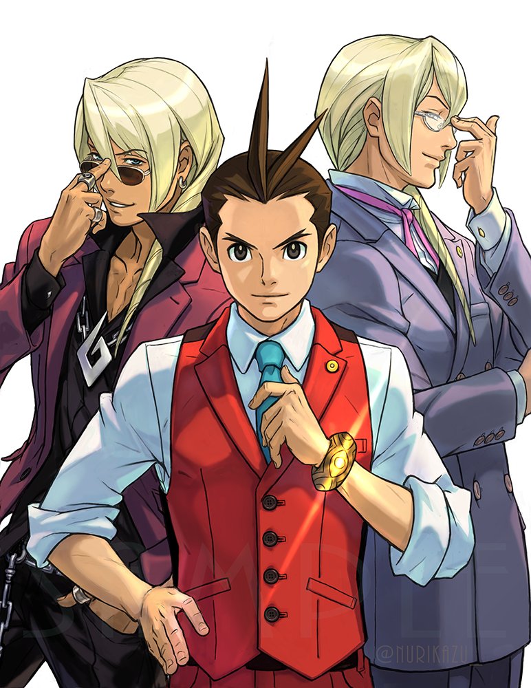 ふりかえる逆転⑤】2006年DS版『逆転裁判4』発売時の雑誌表紙用絵