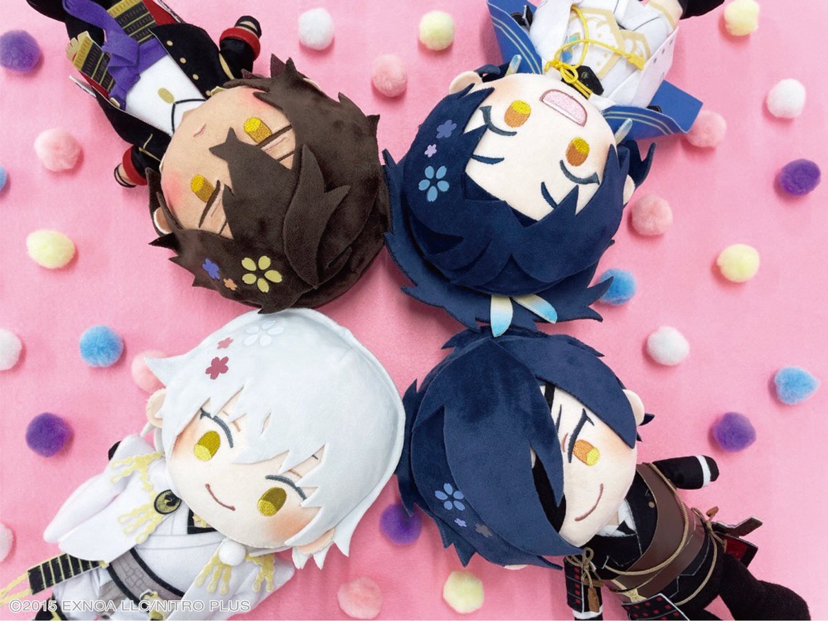 🌸受注中🌸 「わんぱく！刀剣乱舞」ぬいぐるみ＆座布団風クッションを