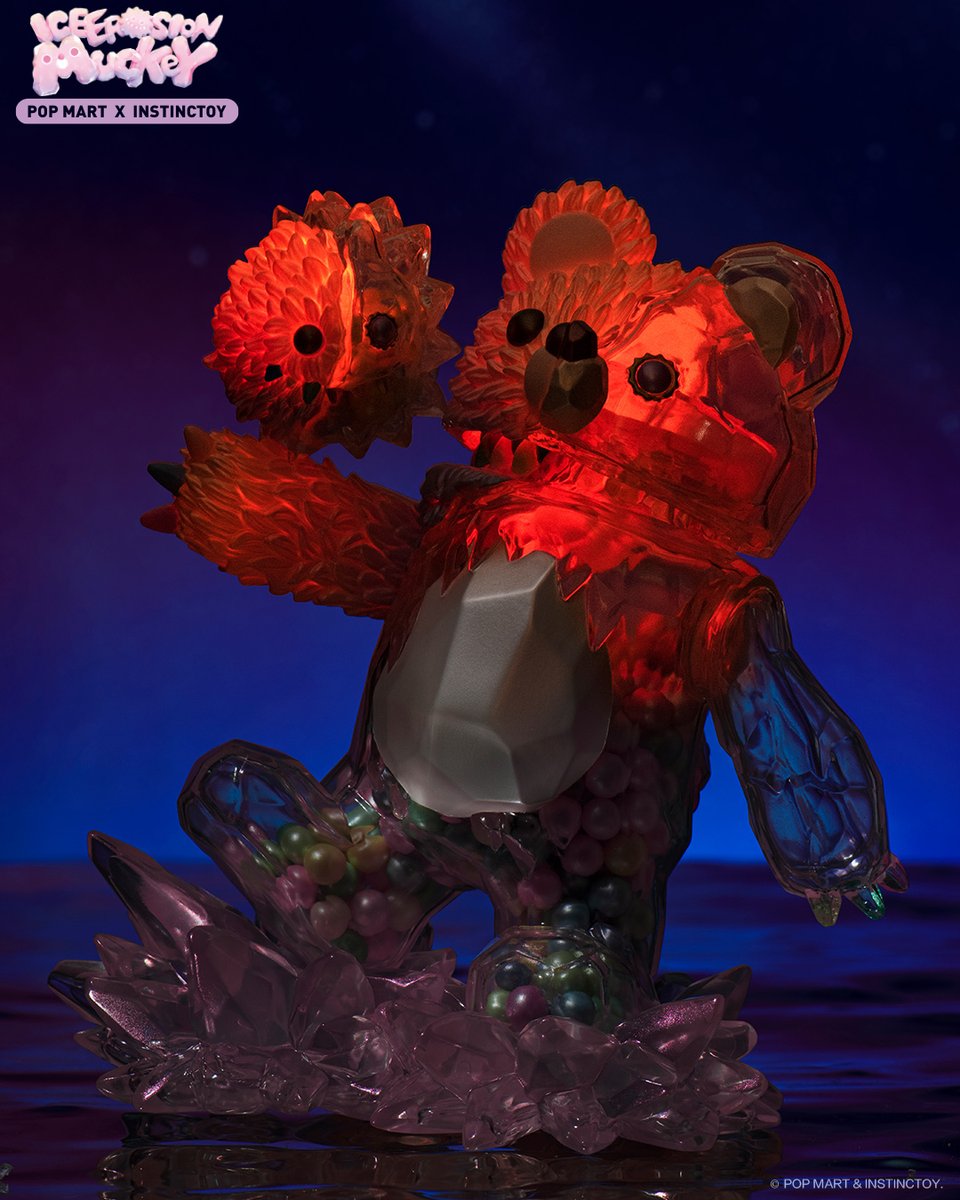 🆕🧊🆕INSTINCTOY ICE EROSION MUCKEY ビッグサイズ🆕✨🆕 半分氷の姿