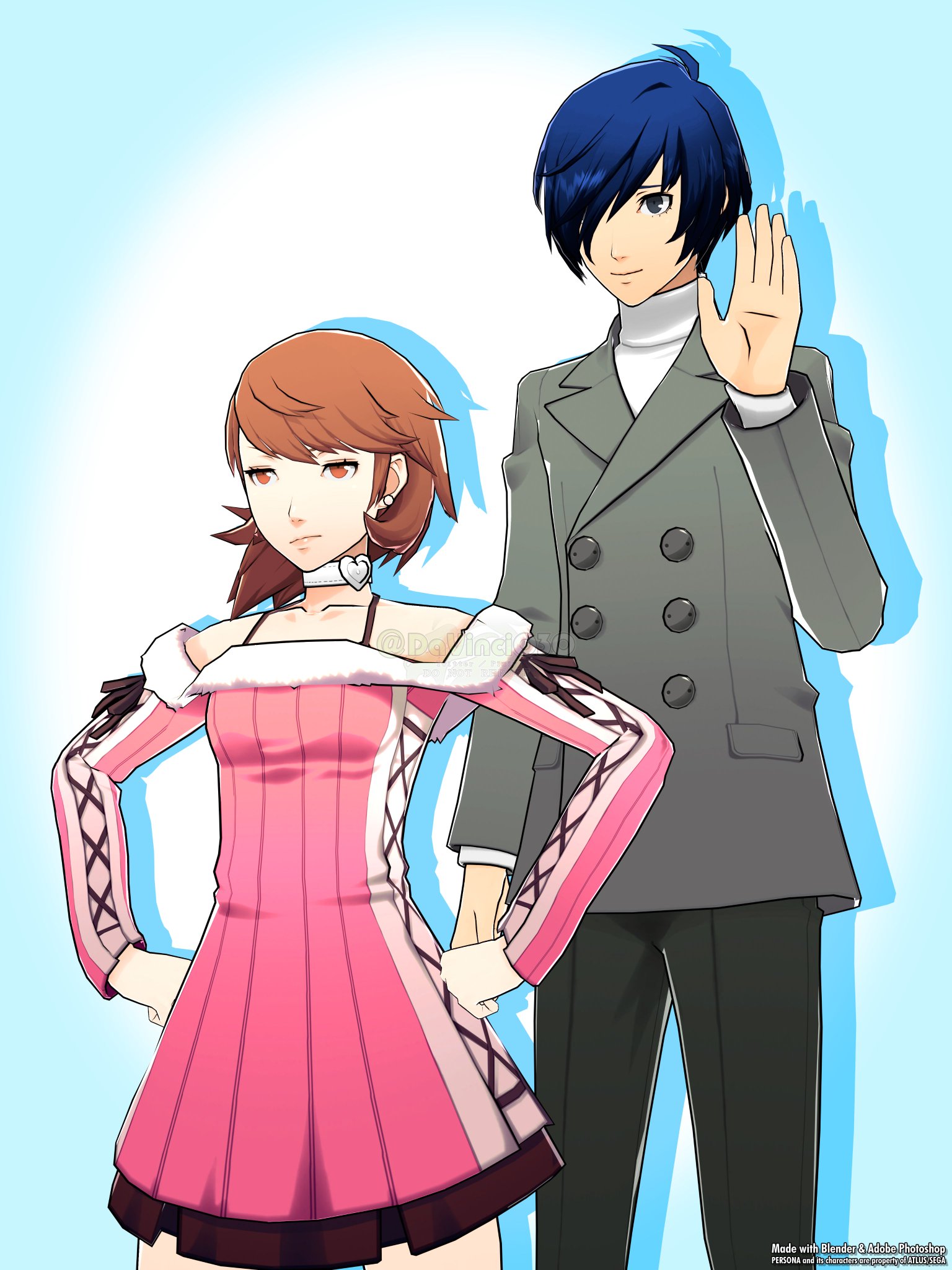 ペルソナ3 結城理 主人公 Ani-Art アニアート キャンバスボード 【公式