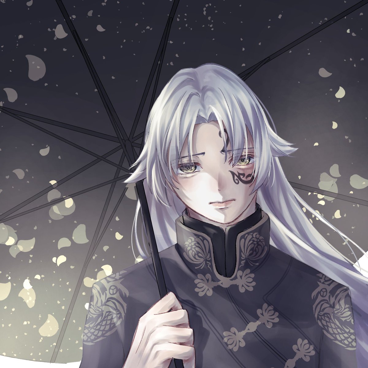 白黒無常(范無咎)/残花の涙 #第五人格 #第五人格イラスト