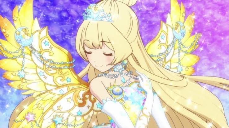 虹野ゆめ😆💘ちゃん(太陽☀のドレス👗✨)と白鳥ひめ🦢ちゃん(月🌕🌙の