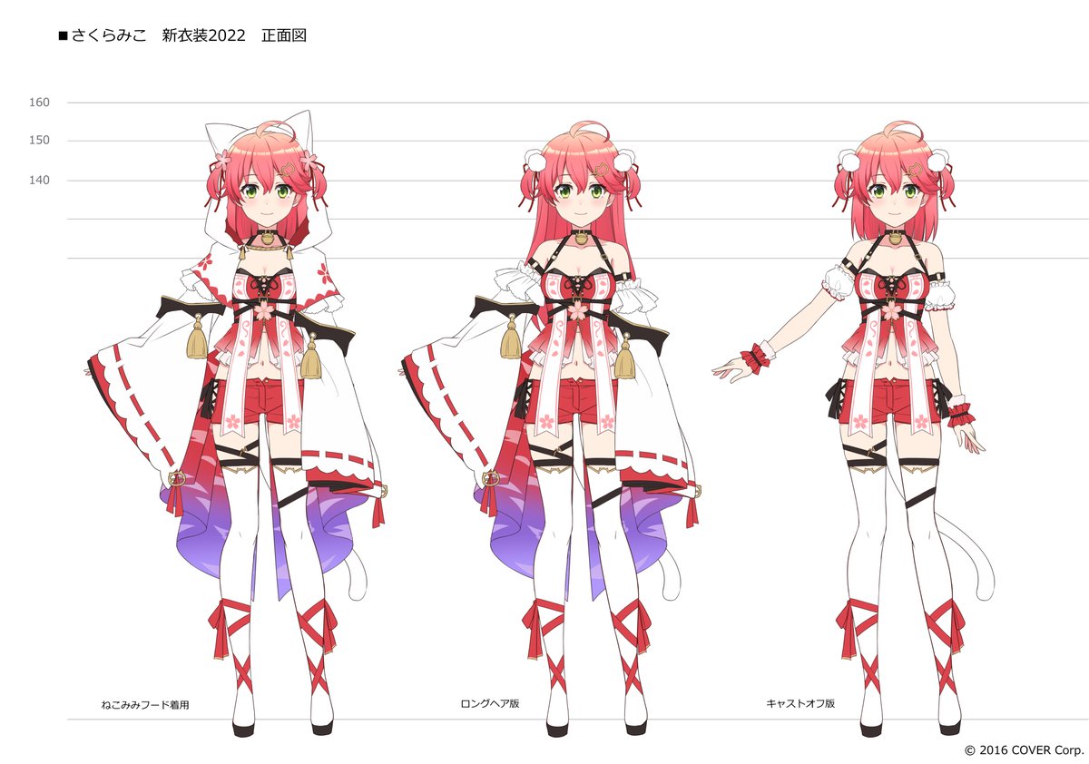 さくらみこ3Ⅾ新衣装のデザインを担当させていただきました！ ダンスが