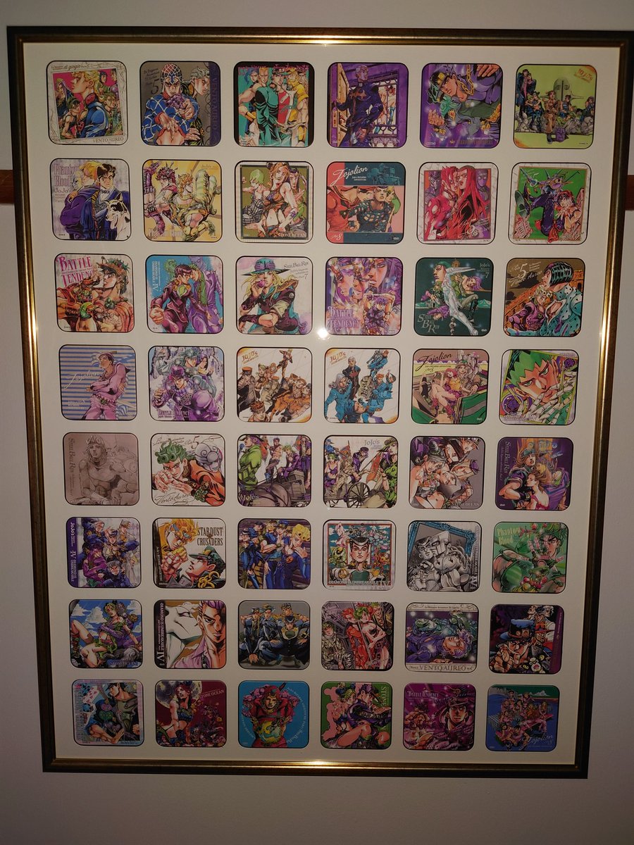 額縁のご注文ありがとうございます！ 48枚ものコースターが全て揃うと