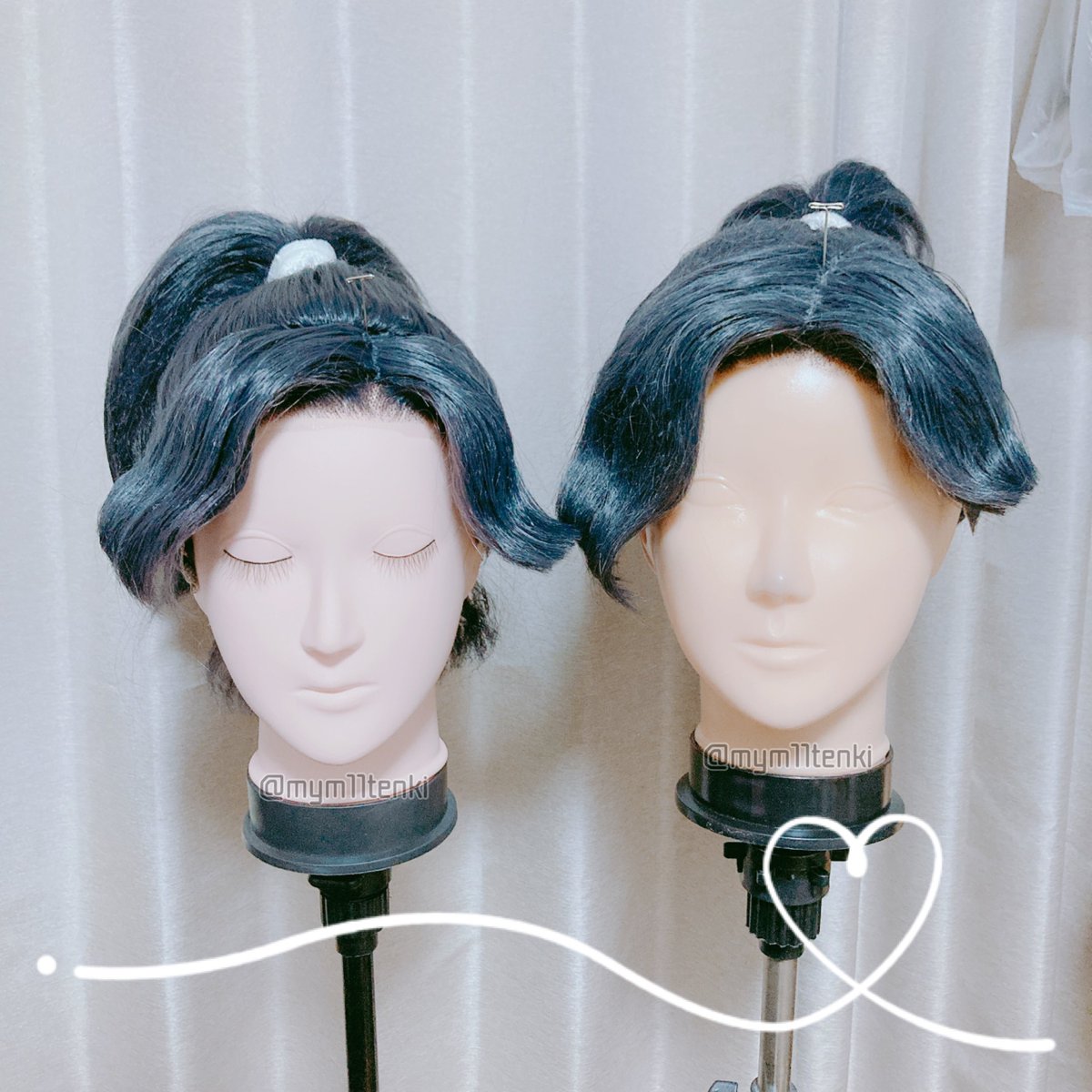 まゆめズラ工房💇🏻‍♀️ RKRN//忍たま 🕳綾部喜八郎 ウィッグ💜 去年5