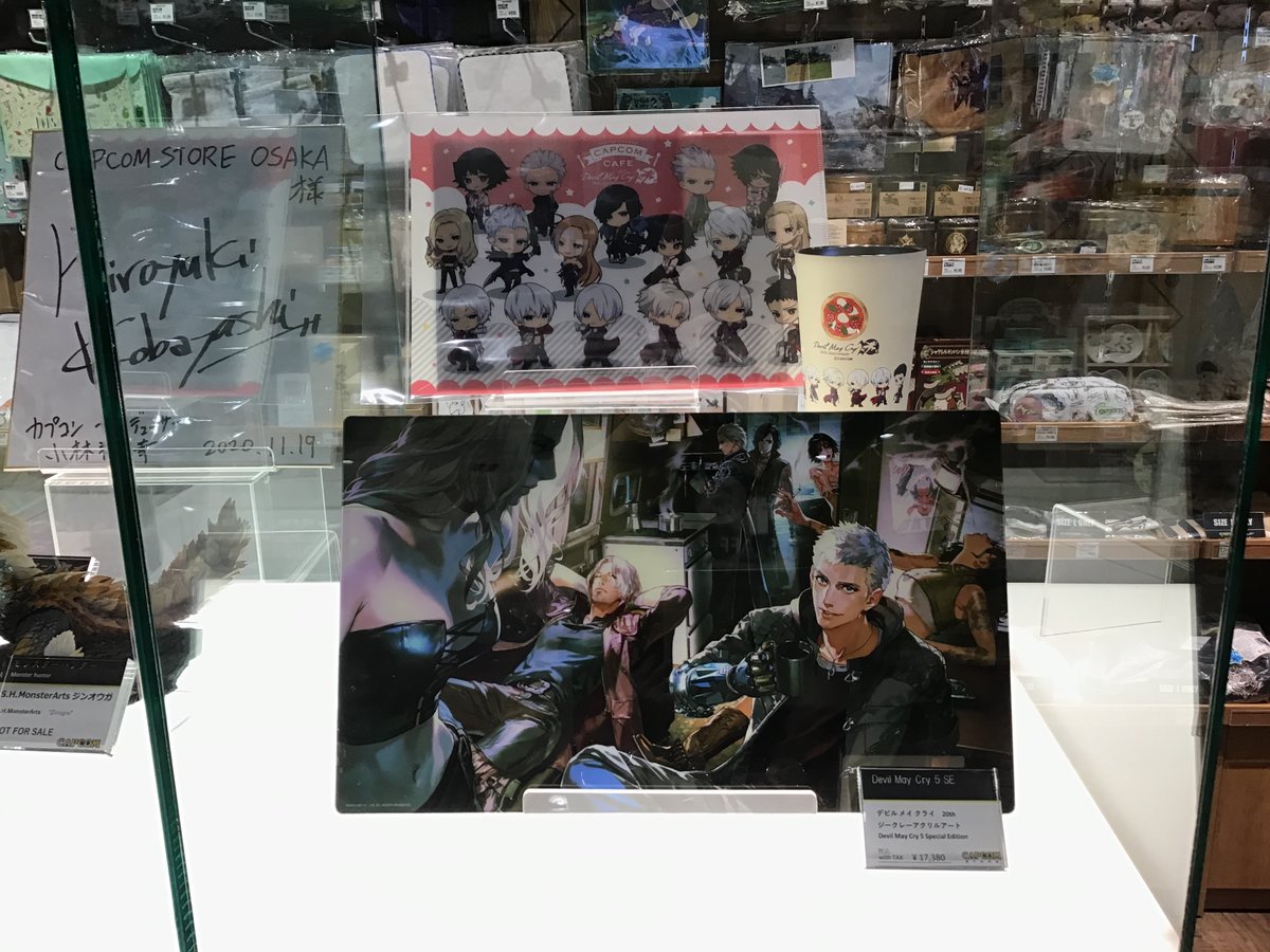 CAPCOM STORE TOKYO&OSAKA】 【新商品情報】 デビルメイクライ20周年を